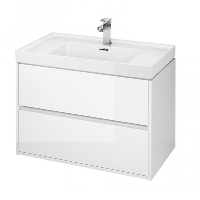 Тумба для ванной Cersanit Crea 79,8x45 подвесная под умывальник Белый (FZZW1008701564)
