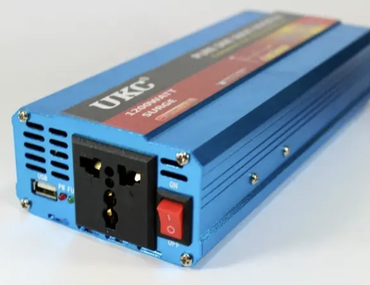 Инвертор преобразователь напряжения UKC чистая синусоида AC/DC sine 600 Вт 12V до 1200 Вт 220 Вт (sp542136) - фото 3 Инвертор преобразователь напряжения UKC чистая синусоида AC/DC sine 600 Вт 12V до 1200 Вт 220 Вт (sp542136) - фото 3