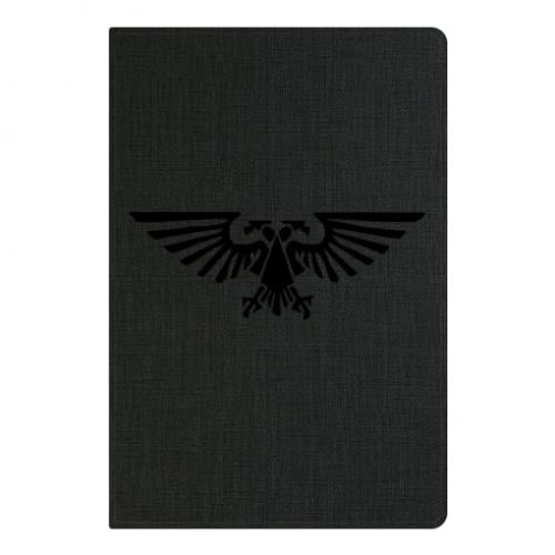 Блокнот Imprerium Warhammer 40000 Black logo А5 в лінію 112 сторінок 70 г/м2 Чорний (2636204-2-25119) - фото 1