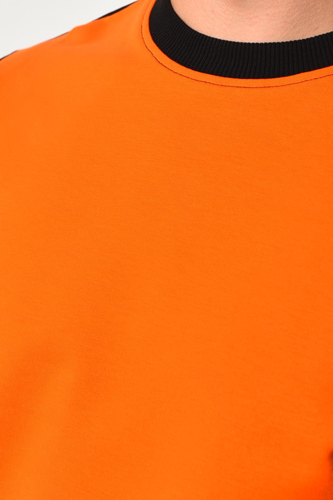 Свитшот мужской XL Оранжевый (182188) - фото 4 Свитшот мужской XL Оранжевый (182188) - фото 4