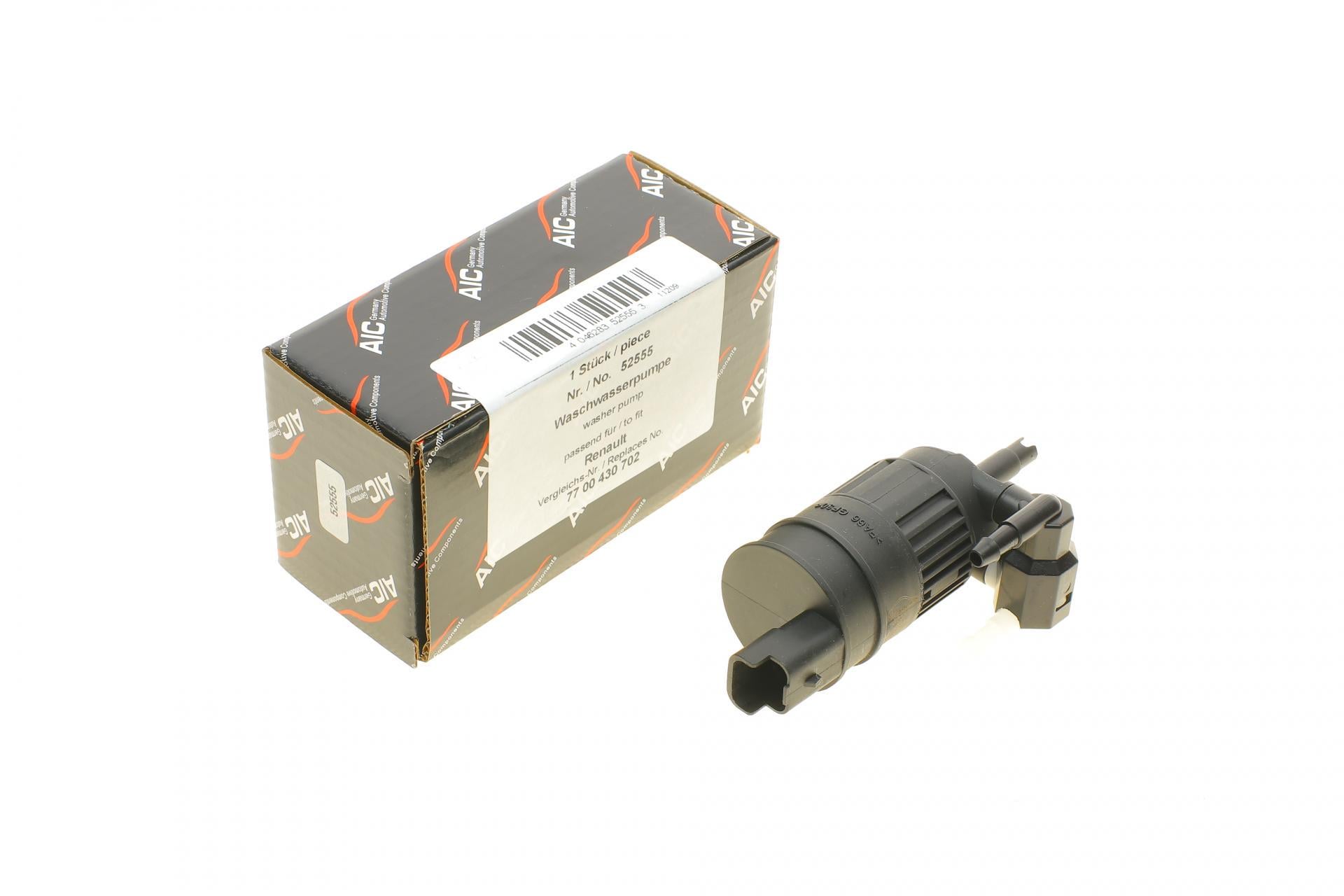 Насос омывателя стекла Aic дуальный Renault Kangoo 97- (52555)