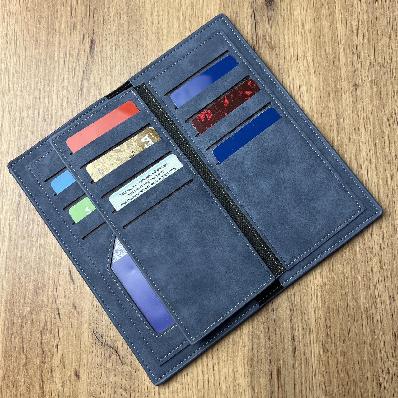 Кошелек Baellerry с монетницей Синий (w024-3) - фото 5