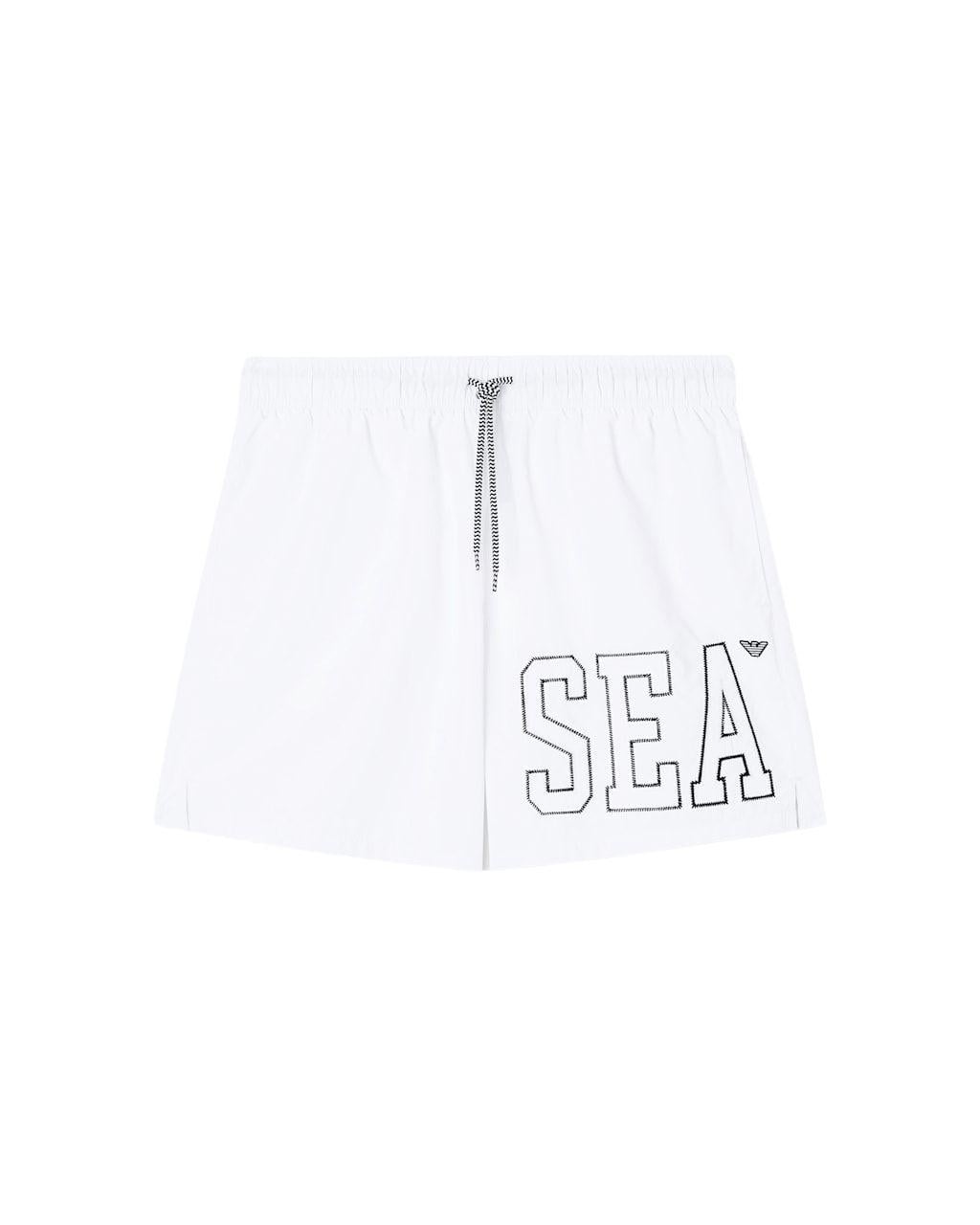 Шорты пляжные мужские Emporio Armani XL Белый (EM000688-white) Шорты пляжные мужские Emporio Armani XL Белый (EM000688-white)