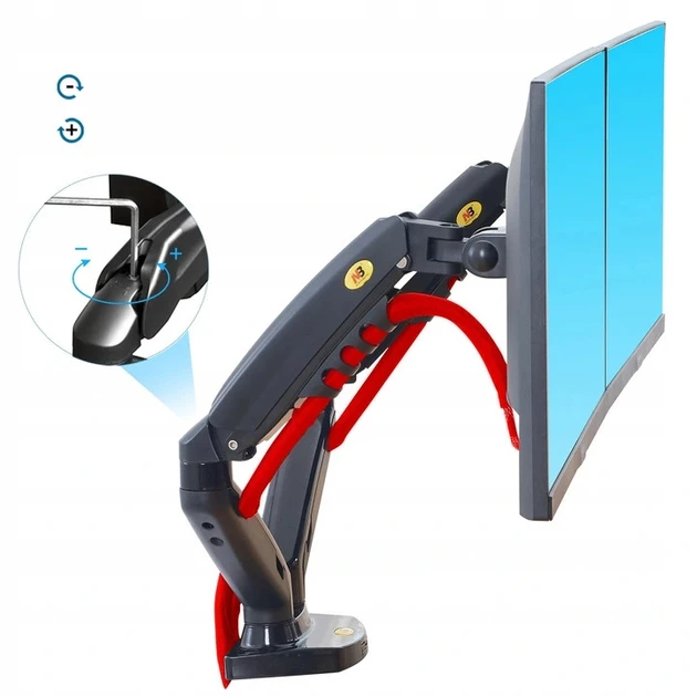 Настольный крепеж NB F160 для 2 мониторов 17-30" Черный (10251) - фото 6 Настольный крепеж NB F160 для 2 мониторов 17-30" Черный (10251) - фото 6