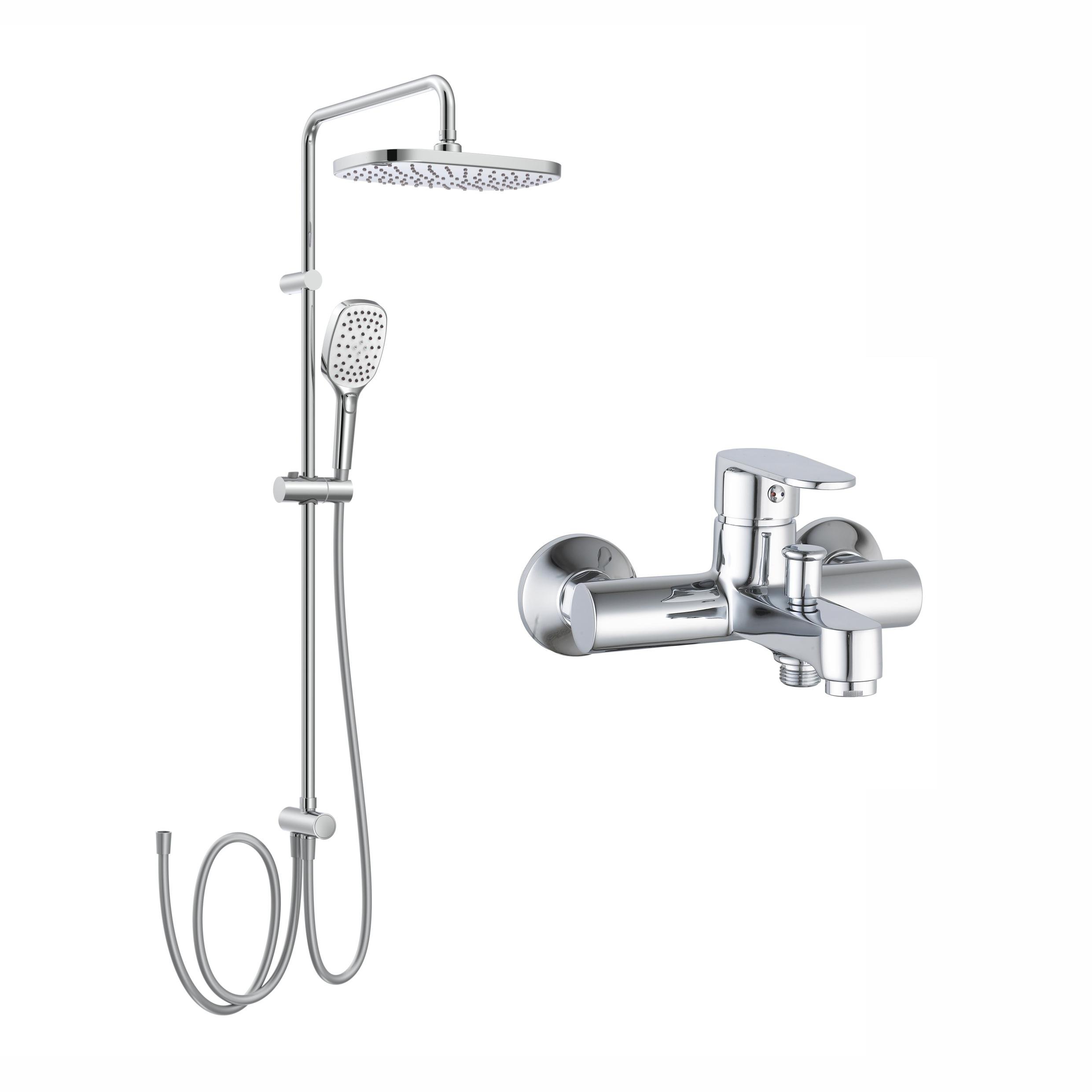 Душевая система Imprese Bila Desne с изливом латунь Хром (SET20230604)