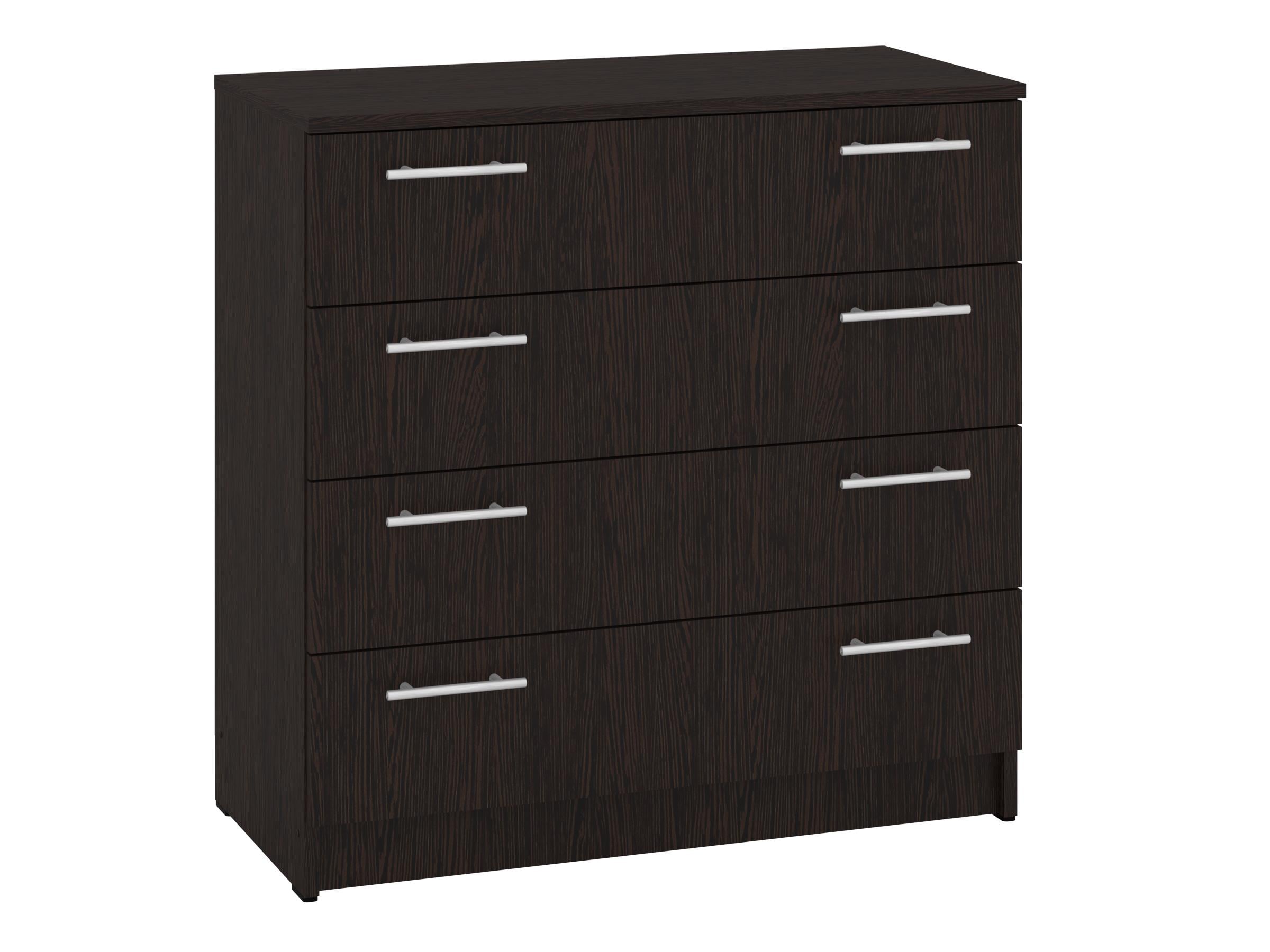 Комод с ящиками PEHOTIN К-4 ДСП 80х38х80 см Венге (PN-100526)