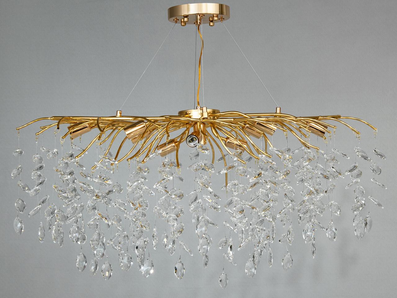 Люстра-подвес хрустальная для гостиной 1607-L900x400GD (2437587393)