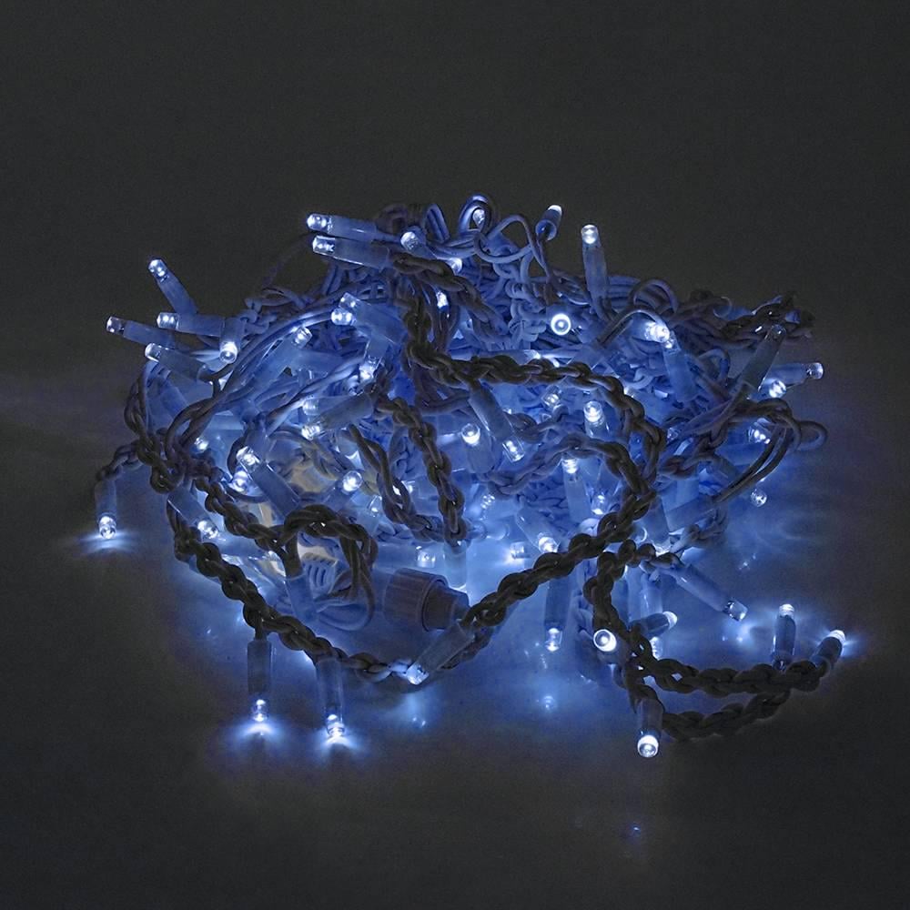Гірлянда 120 LED Дощ 1 режим 3х0,5 м біла ізоляція Blue