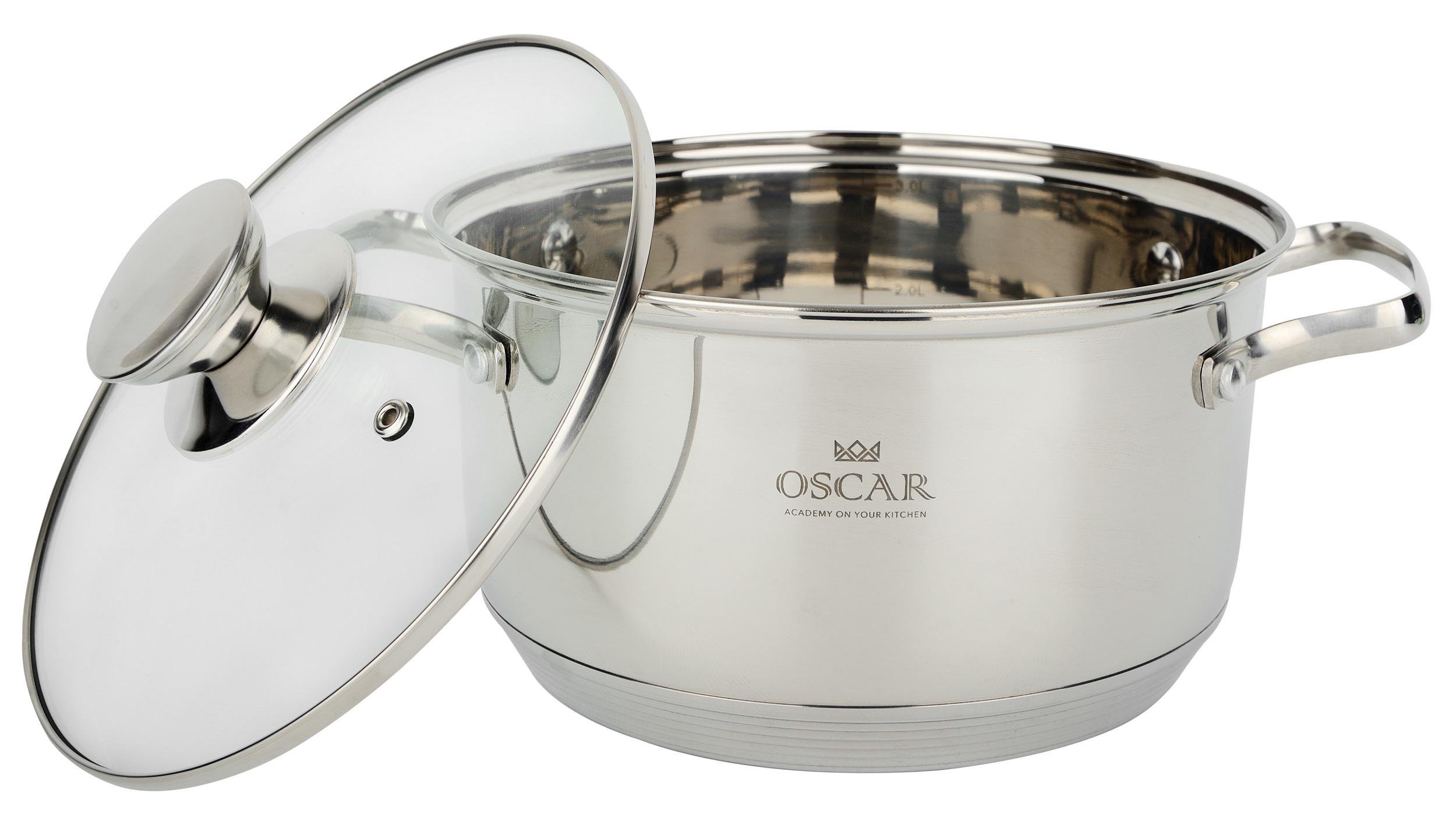 Кастрюля с крышкой Oscar Grand 24 см 6 л (OSR-2001-24)