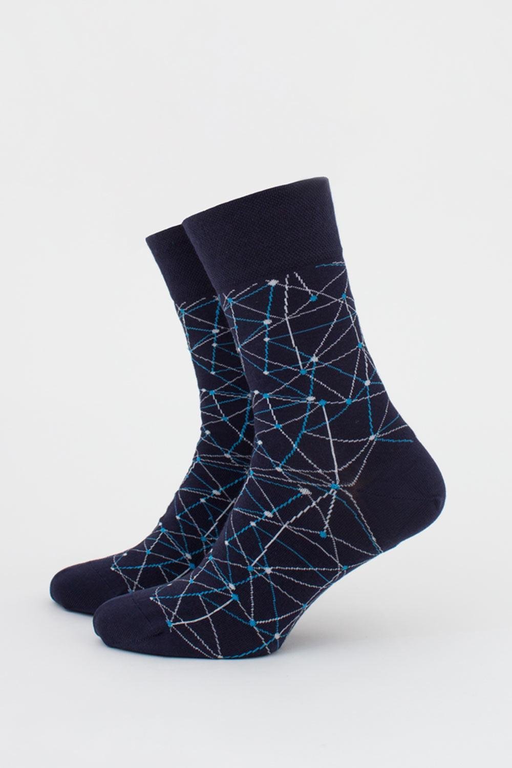 Шкарпетки чоловічі бавовняні Giulia MS3 BASIC 2402 р. 42/44 Navy (27068048)