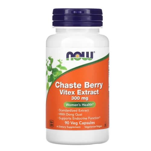 Витекс священный NOW Chaste Berry Vitex Extract 300 мг 90 Veg Capsules (NOW-04773)
