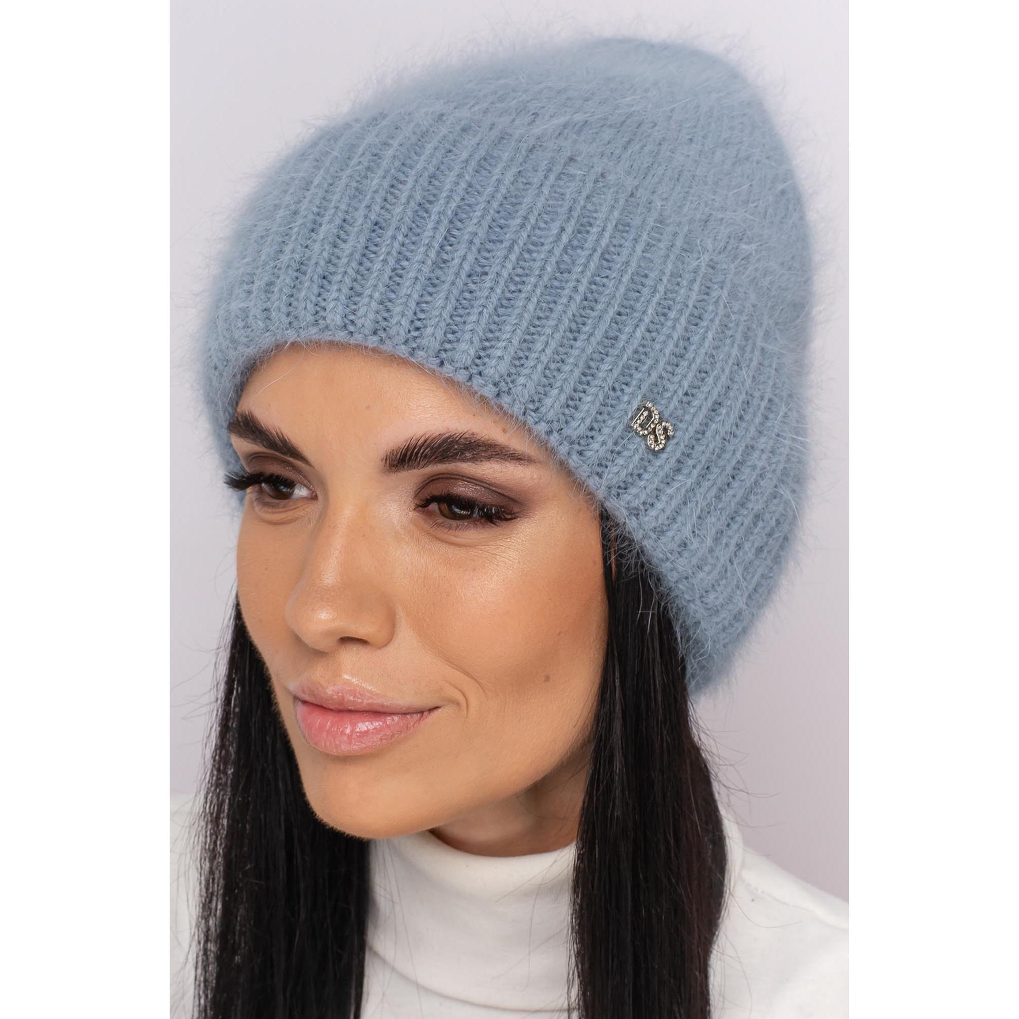 Шапка ангоровая женская Leks Медея one size Металл - фото 1 Шапка ангоровая женская Leks Медея one size Металл - фото 1