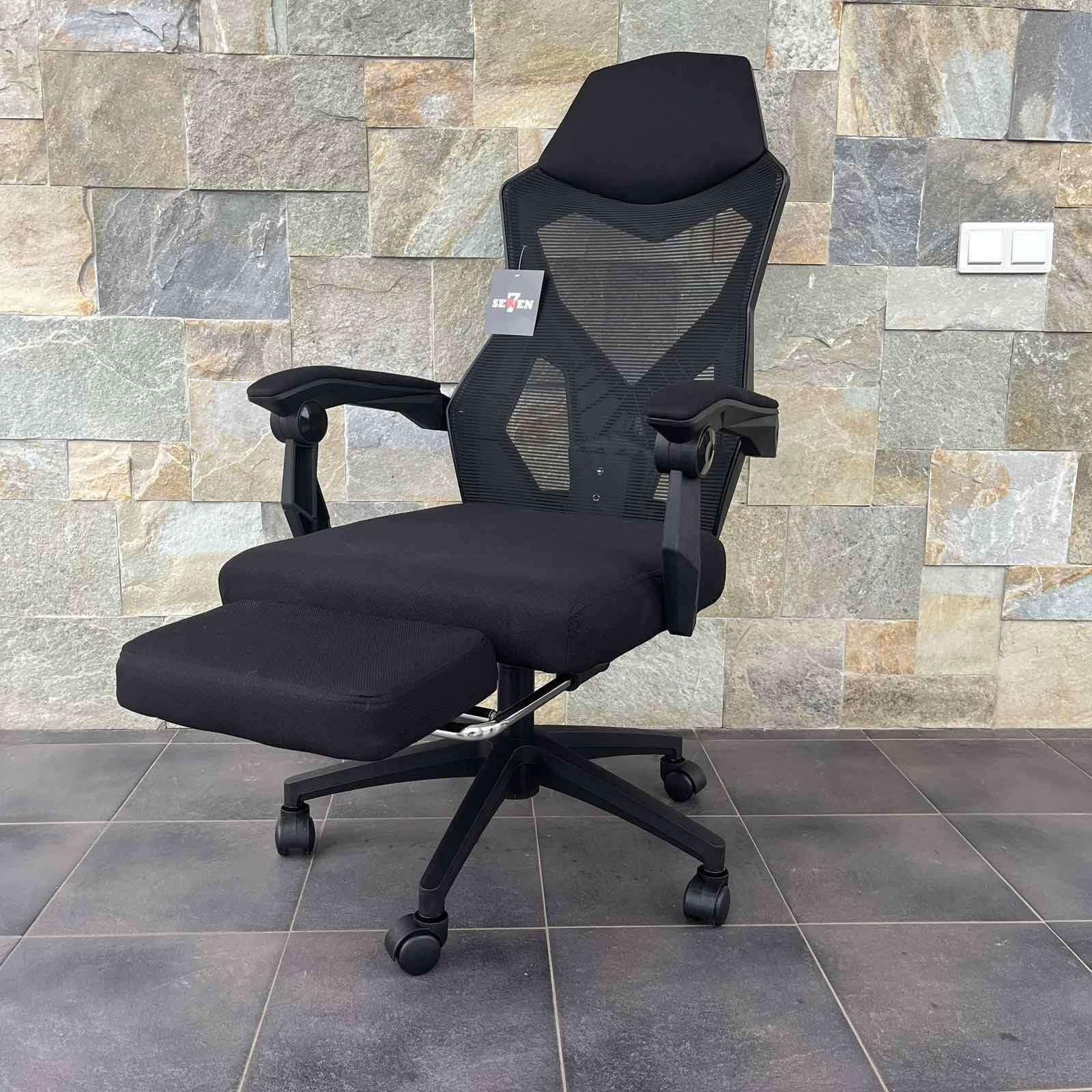 Крісло комп‘ютерне SEWEN Yoda Чорний (9828103) - фото 7 Крісло комп‘ютерне SEWEN Yoda Чорний (9828103) - фото 7