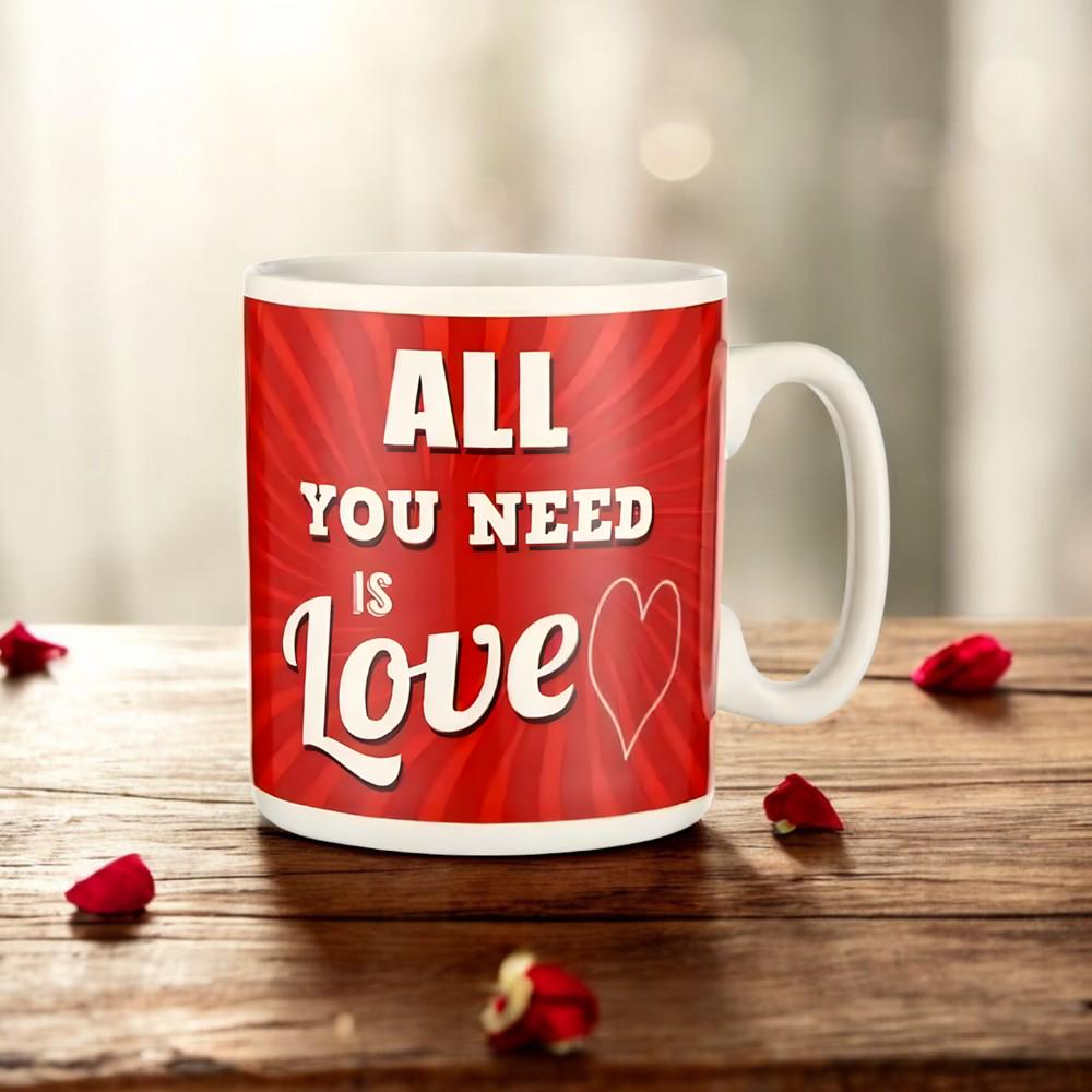 Кружка керамическая "All you need is LOVE" 1 л Красный - фото 7 Кружка керамическая "All you need is LOVE" 1 л Красный - фото 7