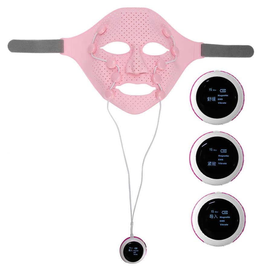 Маска-масажер для обличчя Smart Face massager Рожевий - фото 3