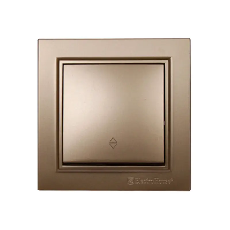 Выключатель проходной ElectroHouse Enzo IP22 Роскошно золотой (10399520) Выключатель проходной ElectroHouse Enzo IP22 Роскошно золотой (10399520)