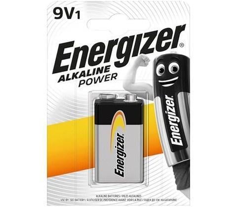 Батарейки Energizer 9V/6LR61 Alkaline Power 1 шт. (1424534473)