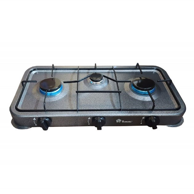 Плита газовая Domotec MS-6603 на 3 конфорки Серый (GR-04885) Плита газовая Domotec MS-6603 на 3 конфорки Серый (GR-04885)
