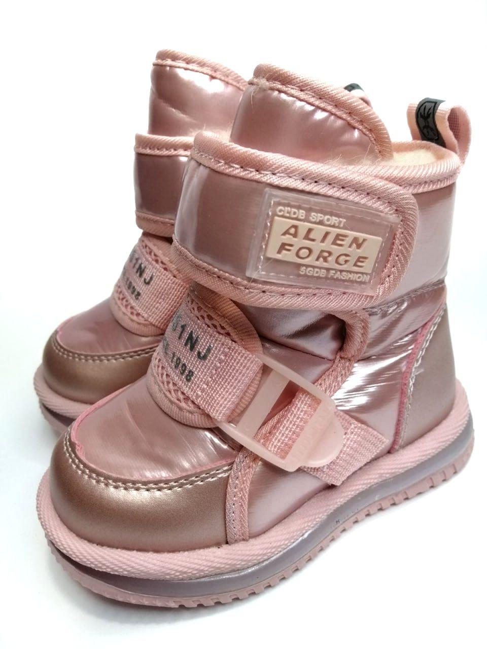 Черевики зимові для дівчинки Clibee р. 26 16.7 см Рожевий (313-1 pink)