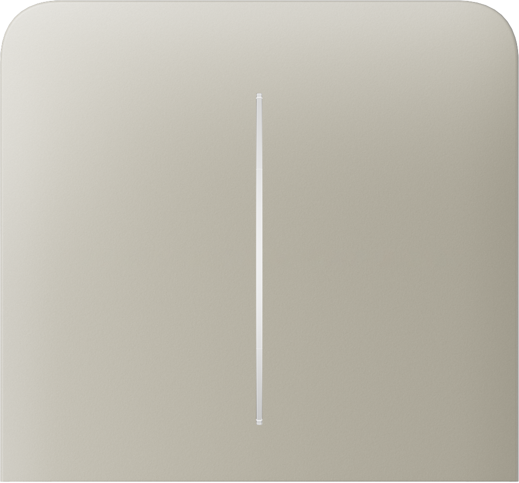 Кнопка боковая для двухклавишного выключателя Ajax SideButton 2-Gang Vertical Ivory (17056)