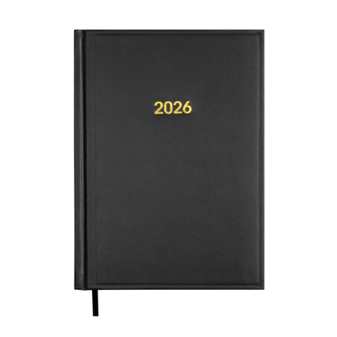 Дневник датированный BASE 2026 г. А5 Черный (29597491)