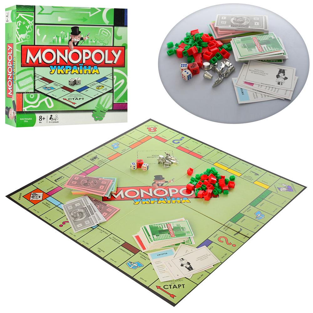 Настільна гра A-Toys Монополія 27-27-5 см 6123UA (MTT-174018)