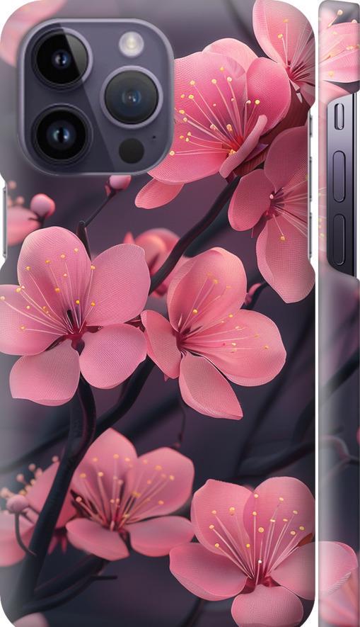 Чехол на iPhone 14 Pro Max Пурпурная сакура (6075m-2667-42517) Чехол на iPhone 14 Pro Max Пурпурная сакура (6075m-2667-42517)