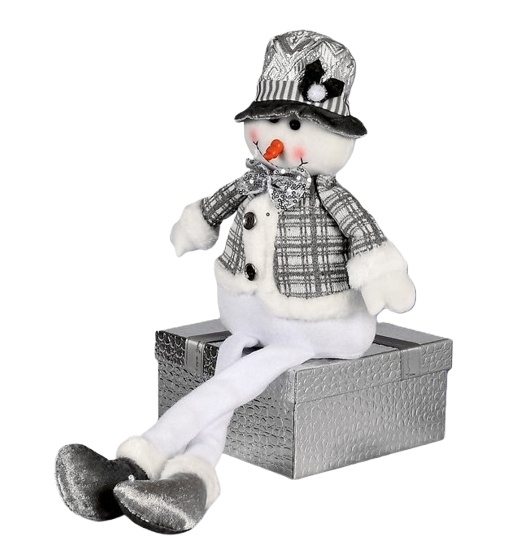 Фигура новогодняяя декоративная Магическо-новогодняя R96538 Santa Snowman в новогоднем наряде 70 см (608198)