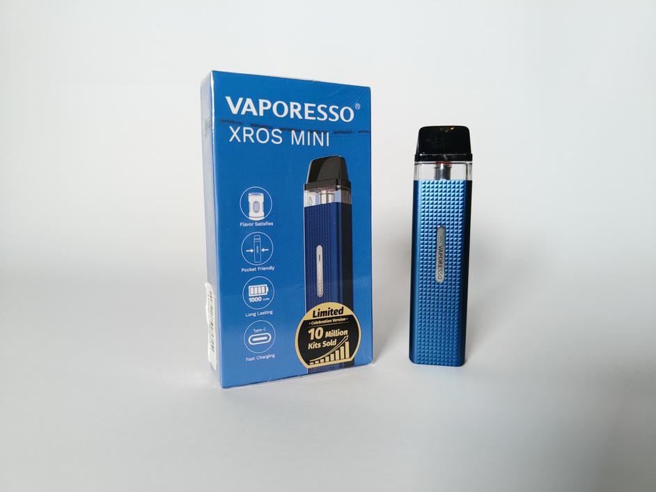 Электронная сигарета Vaporesso Xros mini без жидкости Midnight Blue (18335668)