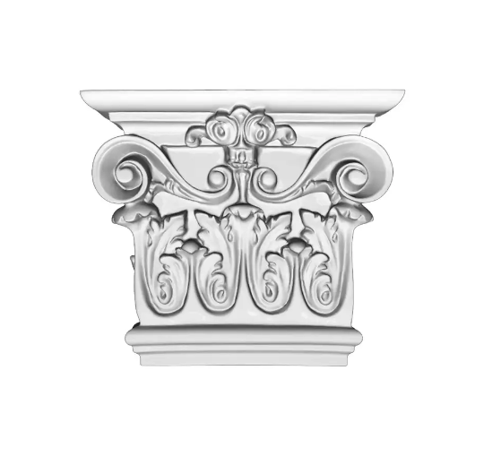 Пілястр поліуретановий капітель Gaudi Decor PL 559L