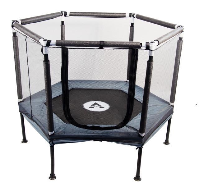 Батут-манеж детский Atleto с сеткой 125 см Серый (KRB03) - фото 1 Батут-манеж детский Atleto с сеткой 125 см Серый (KRB03) - фото 1