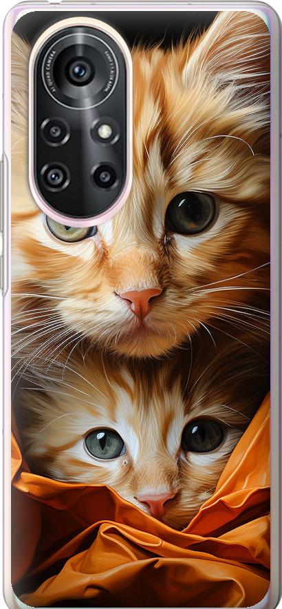 Чехол на Huawei Nova 8 Pro Котики 2 (5664u-2246-42517)