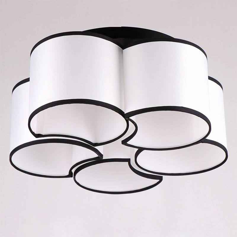 Люстра потолочная с абажурами LightHouse NM-14764/5 TK E27 Черный (15981)