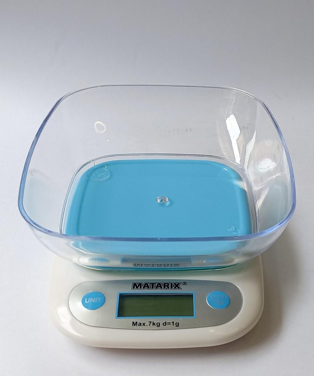 Весы кухонные Matarix электронные с чашей 7 кг (MX-403)