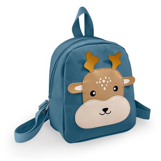 Дошкольный рюкзак Evo-kids Small Deer с оленями Синий - фото 1