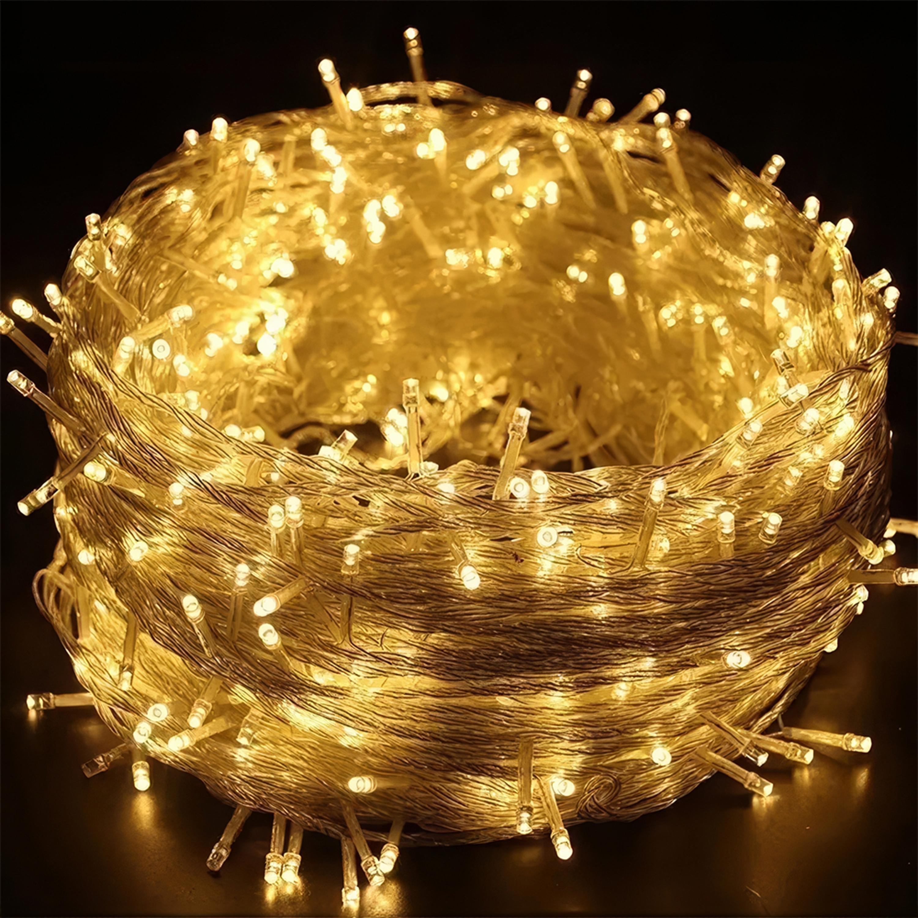 Гірлянда світлодіодна 10 м 220V Білий теплий (WLS-QX-DC2153W10) - фото 4