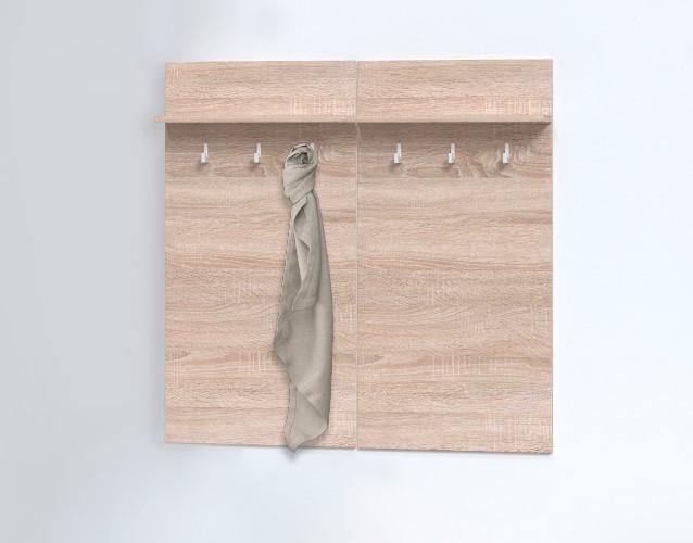 Вешалка в прихожую Мастер Форм Брайт 900х124х900 мм Дуб сонома (20925)