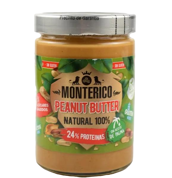 Арахісова паста без глютену Monterico Peanut Butter Natural 500 г