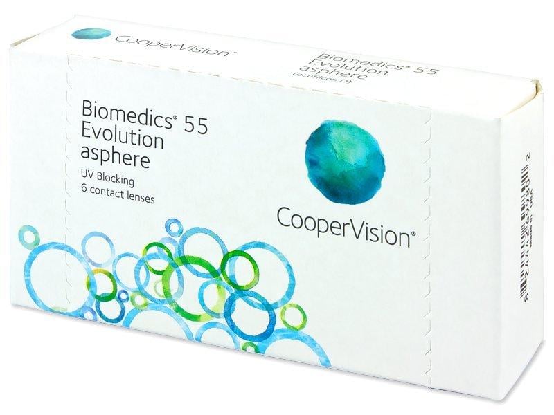 Контактные линзы CooperVision Biomedics 55 Evolution 8,6 -8,00 6 шт. (/6/биомед/86800/)