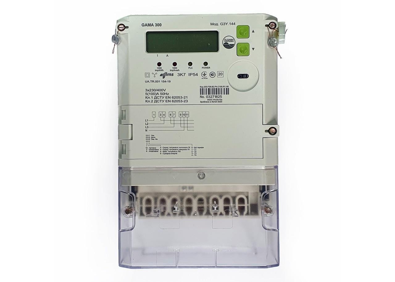 Лічильник GAMA 300 G3Y 144 c PLC  5/100 А