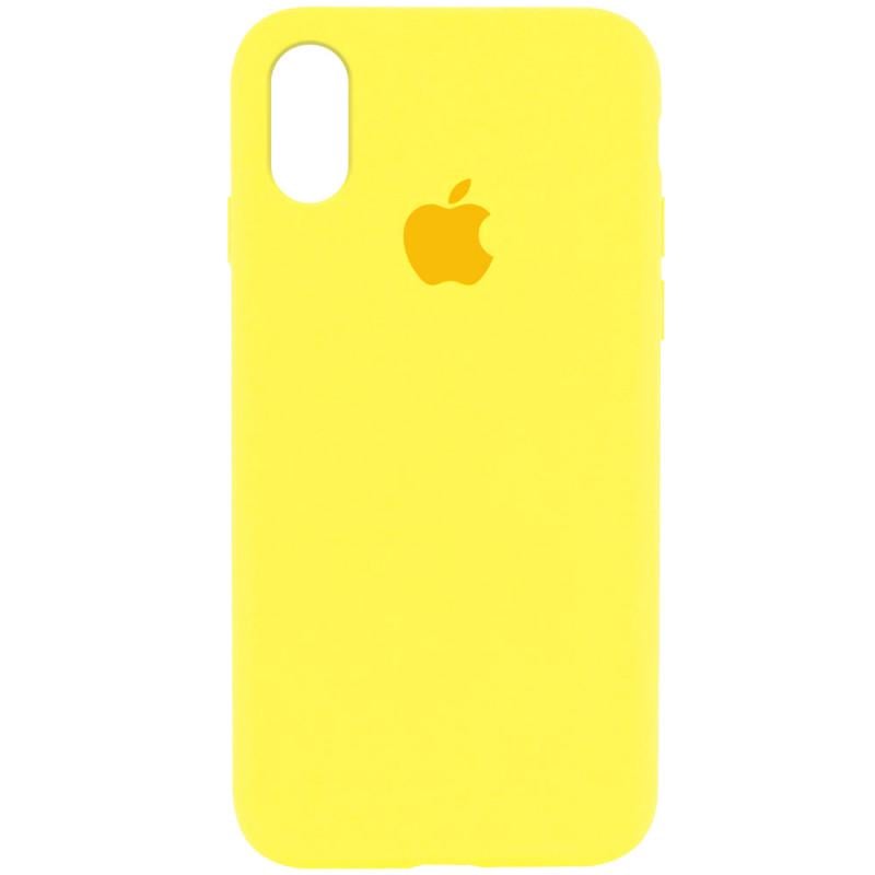 Протиударний чохол Silicone Case Full Protective AA для Apple iPhone XR 6.1" Жовтий/Yellow