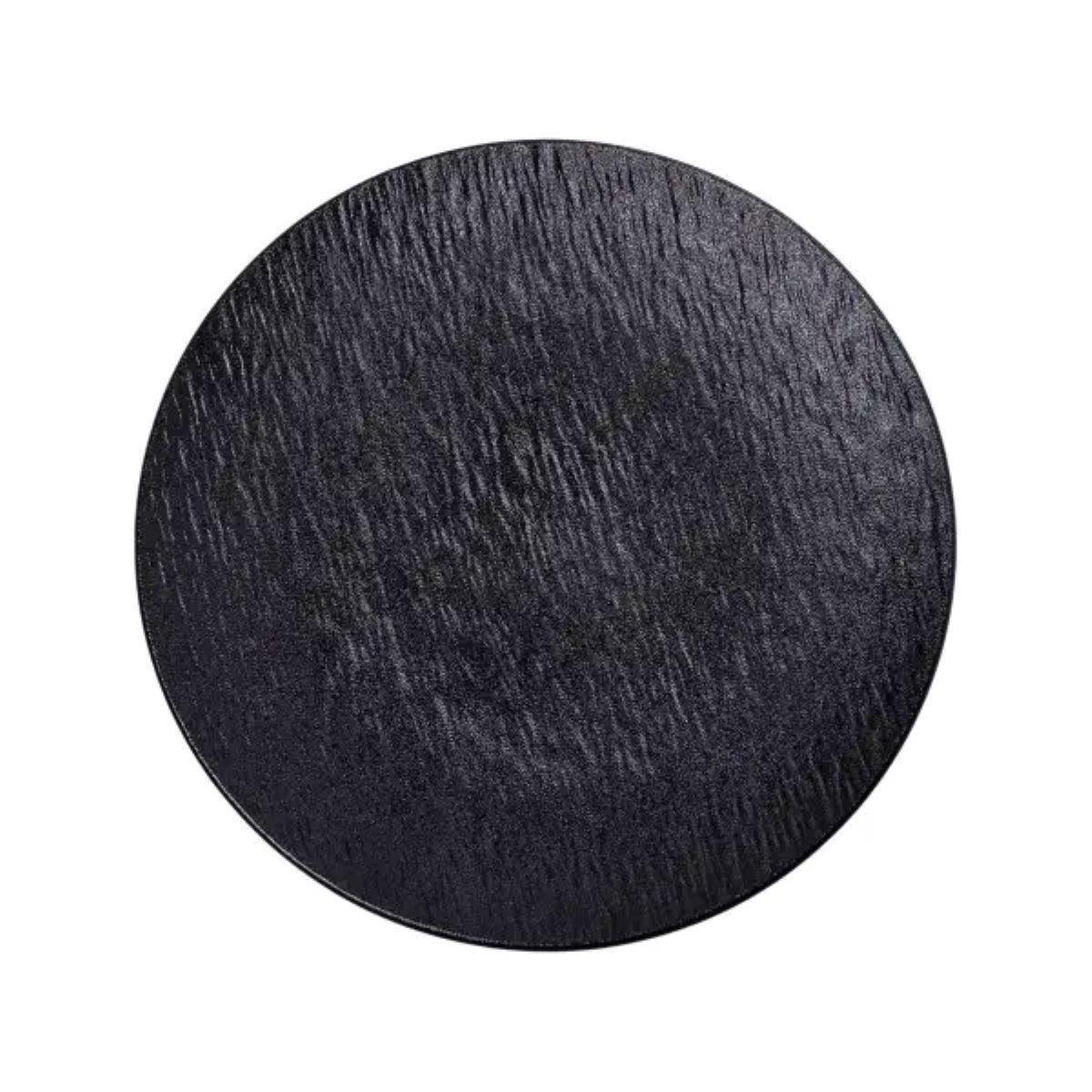 Тарілка сервірувальна керамічна 25 см Чорний (5395) - фото 5 Тарілка сервірувальна керамічна 25 см Чорний (5395) - фото 5