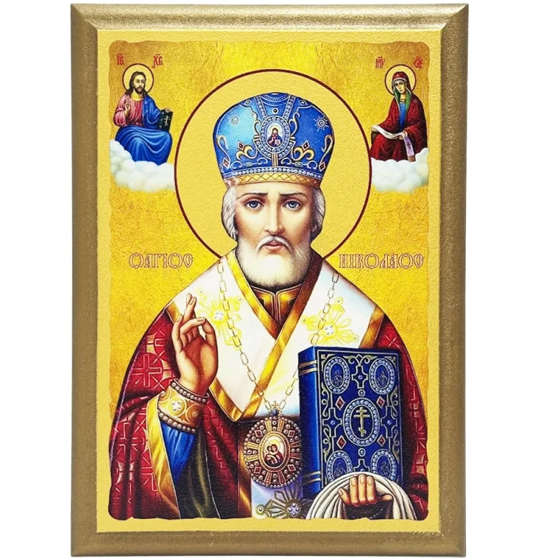 Икона Святой Николай Чудотворец 25,5х18 см (4086-25.5х18)