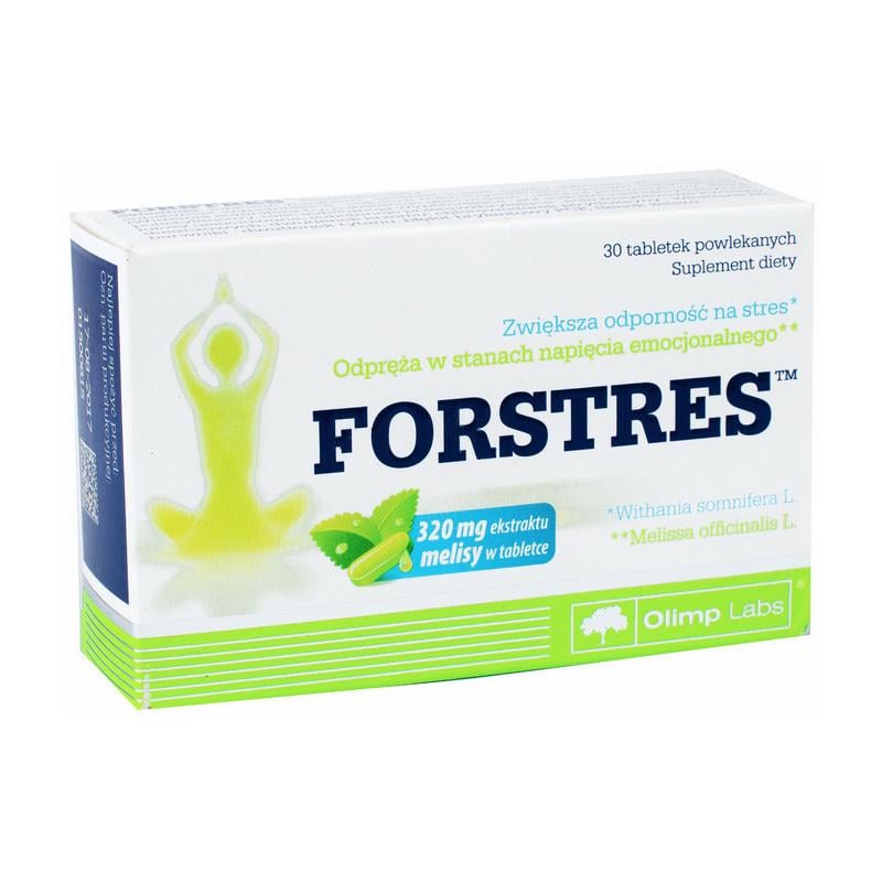 Мелисса экстракт с магнием и ашвагандой Olimp Forstres 30 табл.