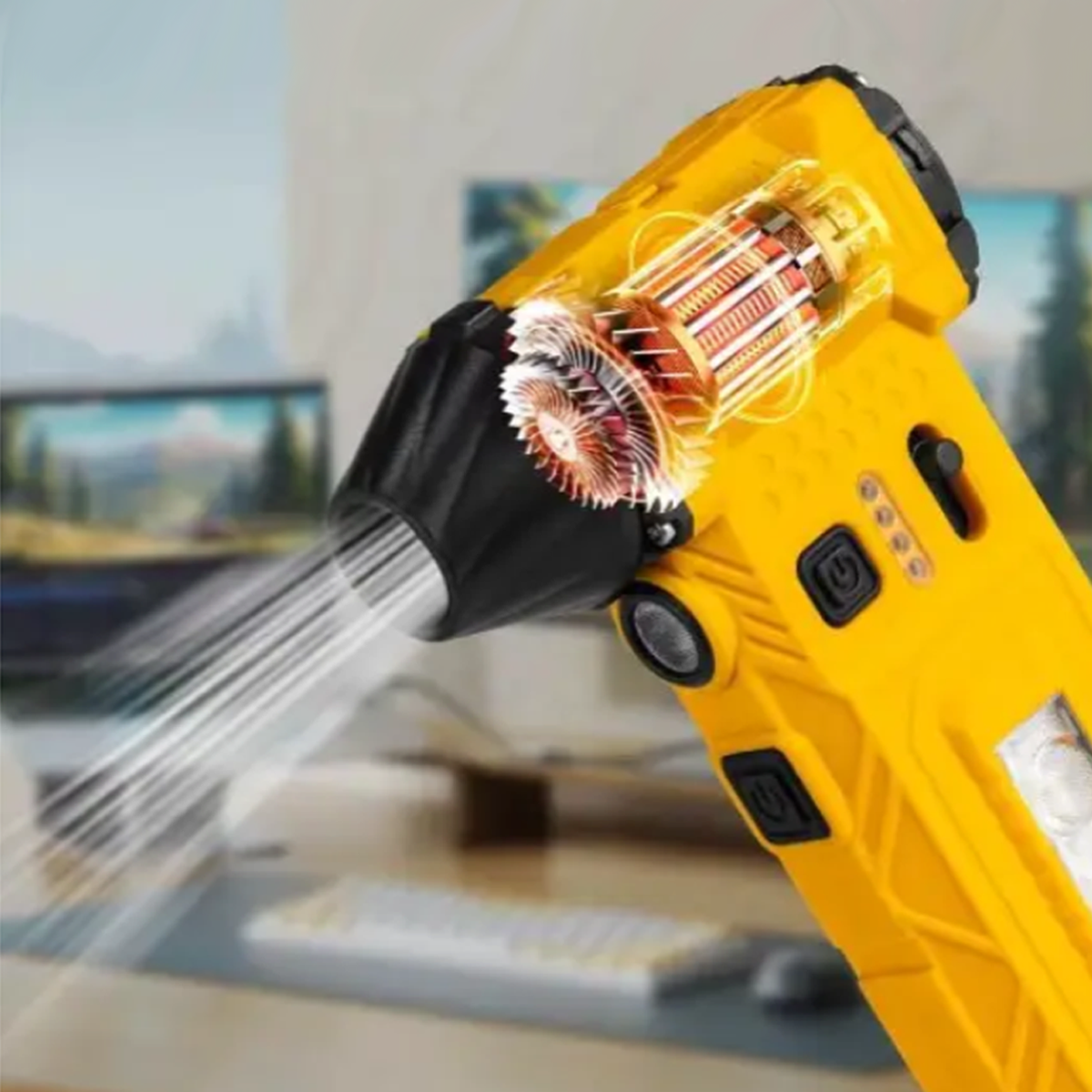 Турбовентилятор Violent Fan F020 8000 mAh Yellow/Black (110619) - фото 2