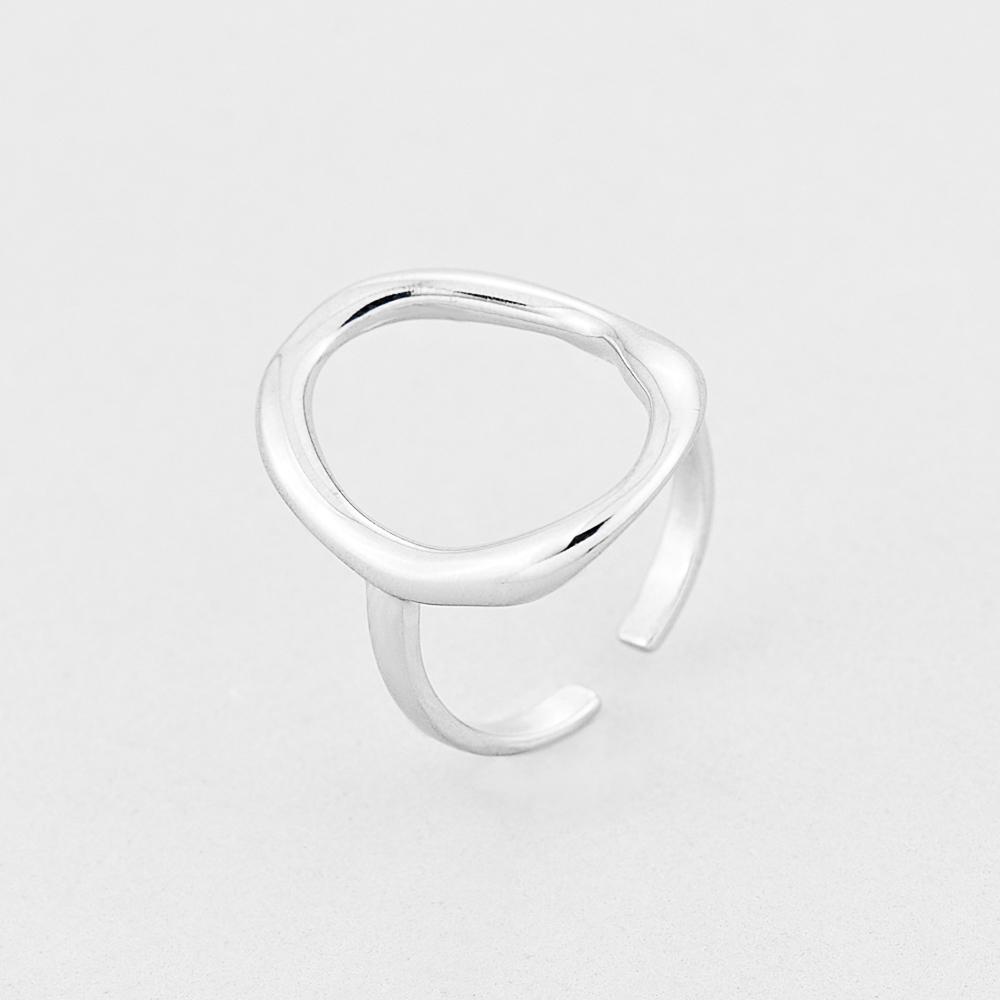 Серебряное кольцо Minimal Эффектность (6376)