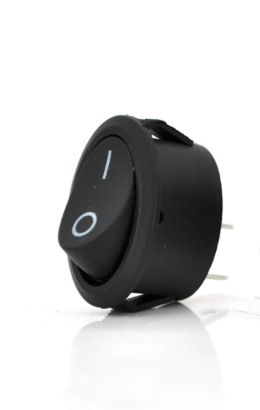 Переключатель on/off KCD1-301 250VAC 10A 2 контакта Black (YUT_V3628)