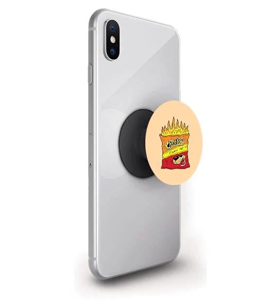 Попсокет для телефона PopSockets Чипсы Черный (pop48)