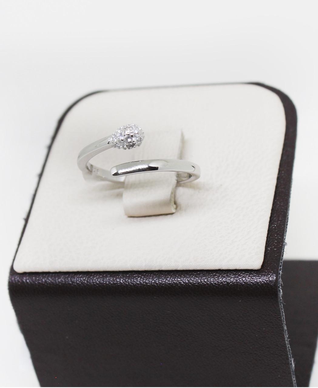 Кольцо серебряное Спичка с кубическим цирконием р. 18 2,21 г (1493880252)