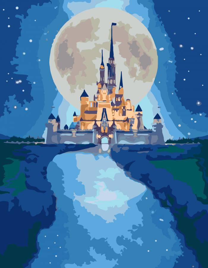 Картина за номерами ROSA Чарівний замок 35х45 см (Az1-4823098538066)